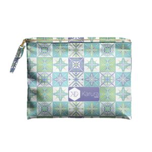Estuche Cremallera - Azulejos Pastel
