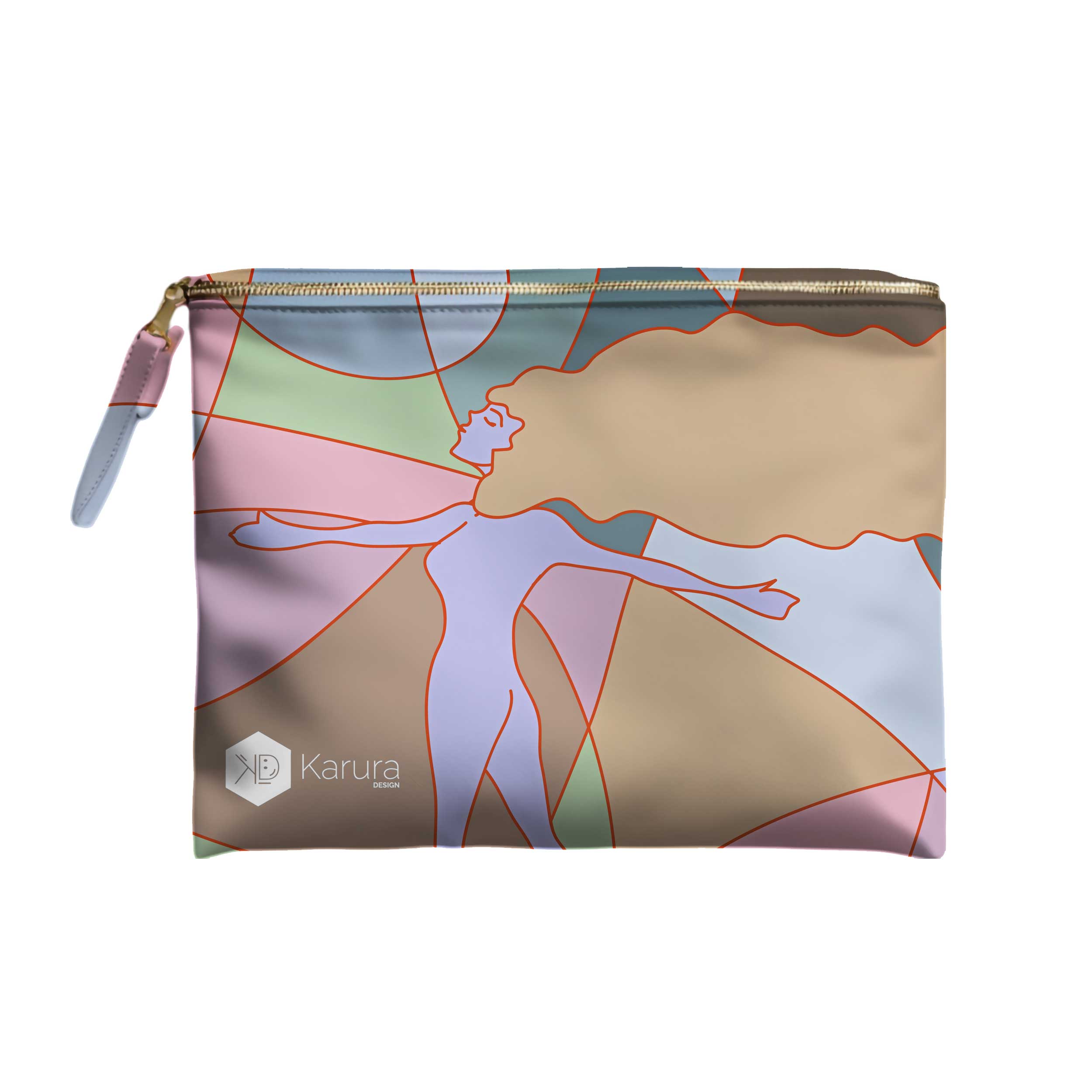 Estuche Cremallera - Vidriera Mujer Rojo