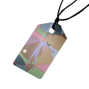 Marcapaginas Cordel - Vidriera Mujer Rojo